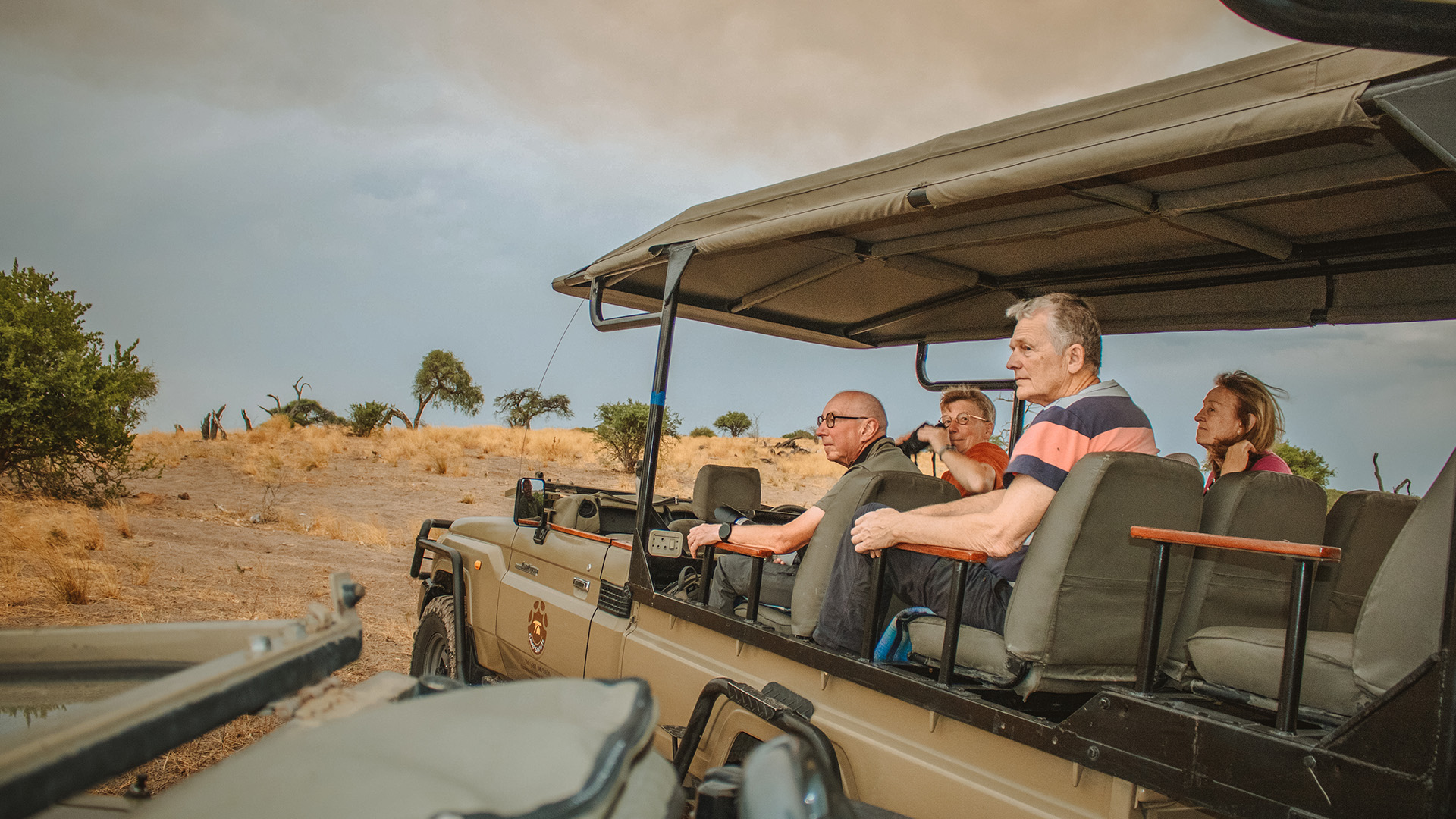 A game drive experience at Camp Savuti